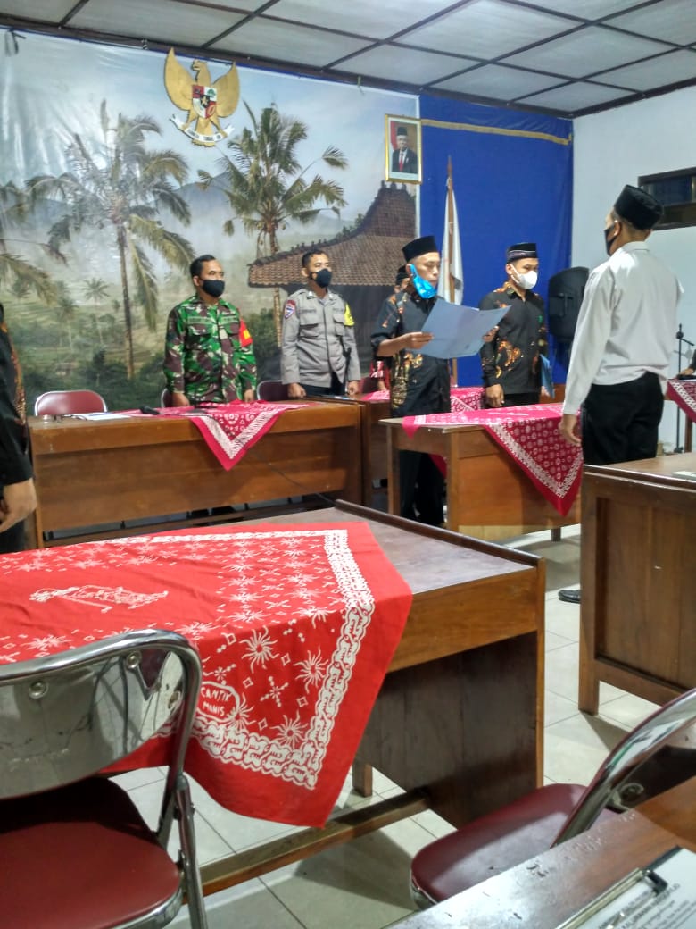 Musyawarah dan Pelantikan Pergantian Panitia Pemilihan Lurah Hargorejo