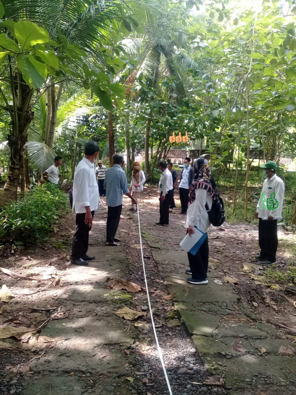 Lurah Hargorejo Sambut Hangat Tim Pelaksana Survey Dan Pengukuran Pembangunan Jalan